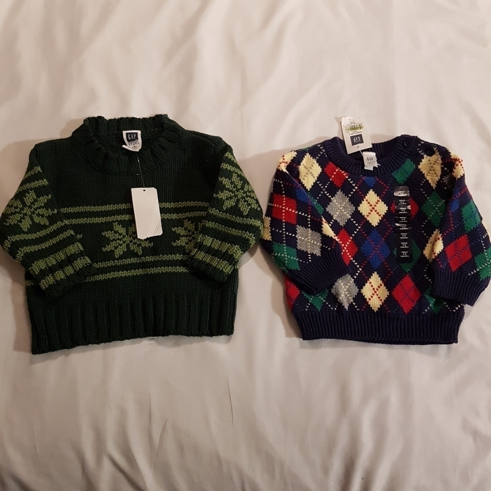 GAP baby 2 knit baby boy 3-6 months boys sweaters